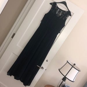 Navy Silk Crochet maci dress, Calypso St Barths
